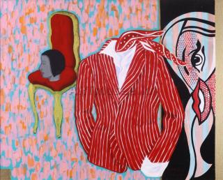 De Roy Lichtenstein-swimmer with mirror 1977