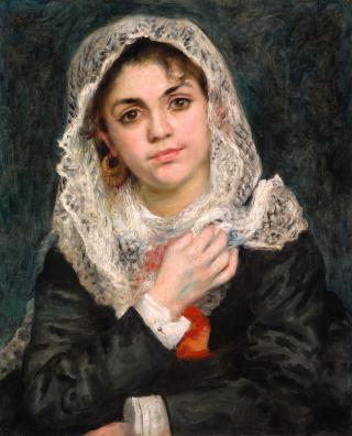 Lise in a White Shawl