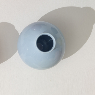 미니어처 컬러 달항아리 중_하늘색