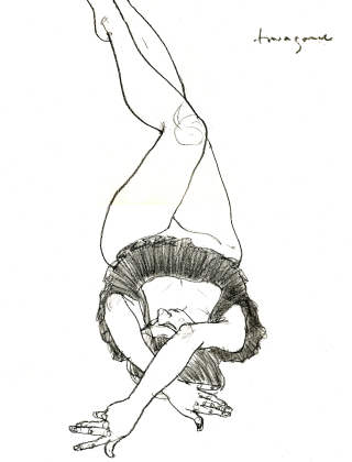 Melancholy - Woman wearing a ballet costumeⅡ