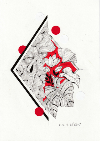 Red territory Drawing12