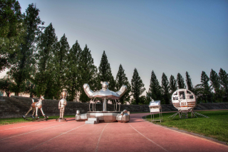 Amusement Park in Box Installation View
