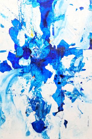 Chaos in blue