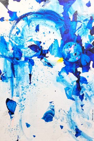 Chaos in blue