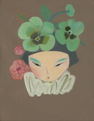 얼굴꽃2