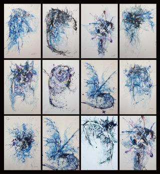 Chaos(70x100cm 12ea)
