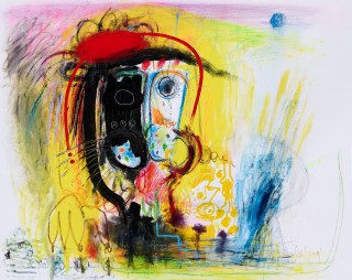 Modern People-A Lady in A Red Hat