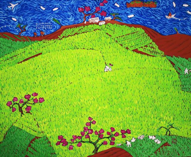 매화향은 들판을 덮고