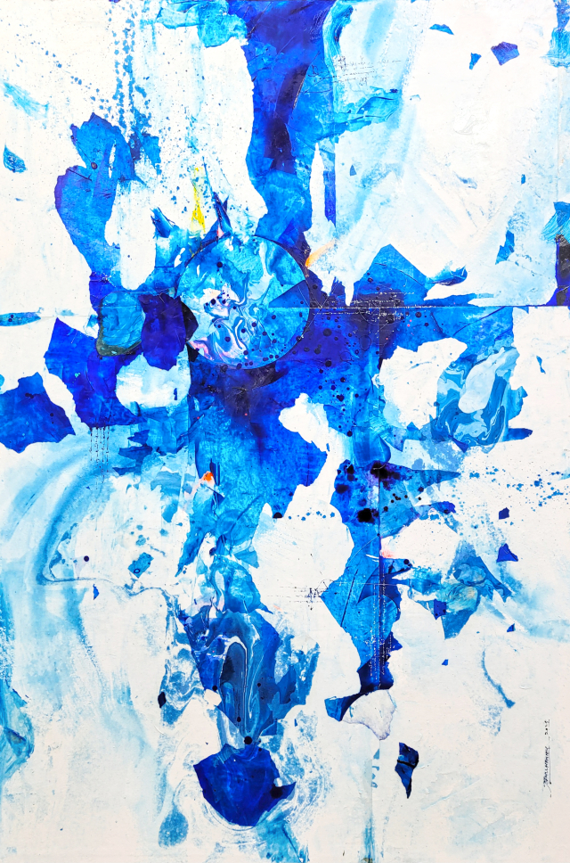 Chaos in blue