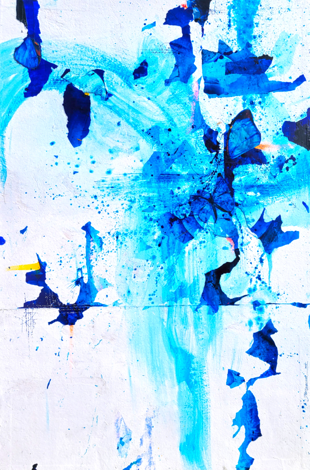 Chaos in blue