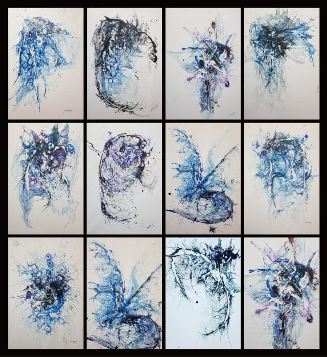 Chaos(70x100cm 12ea)