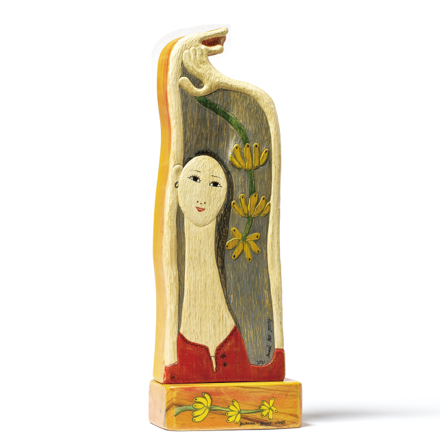 바나나 해피 바이러스, 2021, , 22x11x61.5cm, 400_